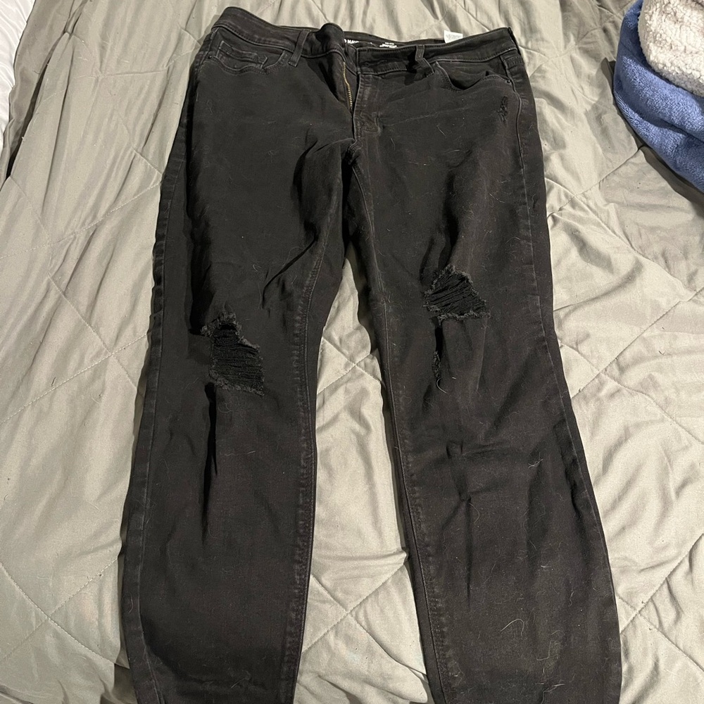Old Navy Women's Skinny Jeans - Black